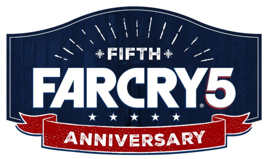 Far Cry 5 5th anniversary logo for photo mode