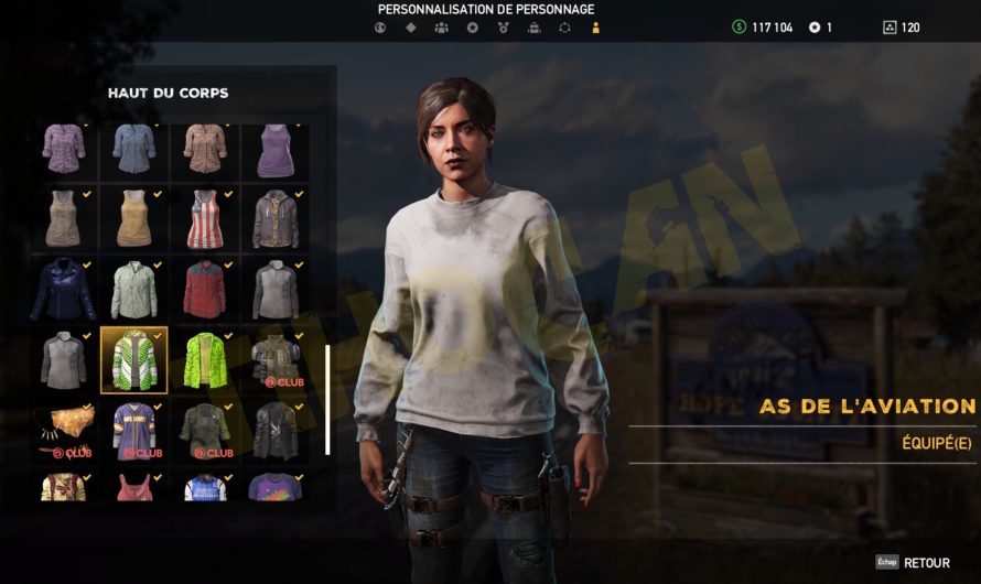 Comfy white sweater for deputy